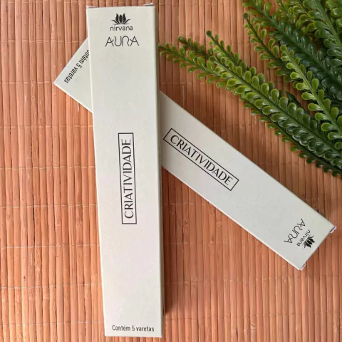 Incenso Natural Nirvana Aura - Criatividade