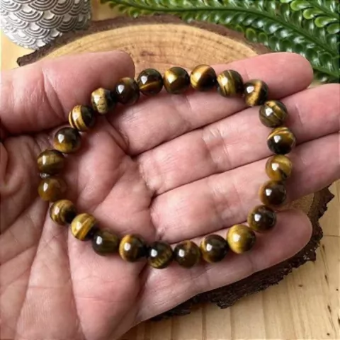 Pulseira de Olho de Tigre - Poder Pessoal e Coragem