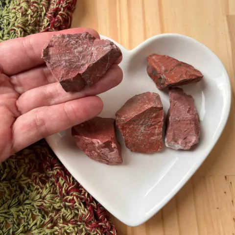 Jaspe Vermelho Bruto - 24 a 34 g