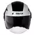 Casco Abierto Moto Ls2 570 Mobile Negro Blanco - Lemamotor - Royal