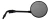 Espejo Derecho Negro Interceptor / Conti 650 Royal Enfield - tienda online