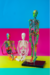 Modelo Anatômico de Esqueleto Humano Completo 45 cm Colorido Com Base - iDokters na internet