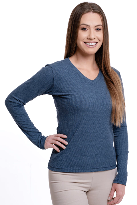 Blusa Feminina Canelada Heavy Wool – Manga Longa, Encorpada e Quentinha | Coala Sportwear