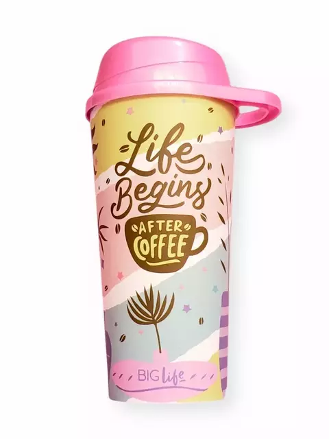 Vaso plástico diseño Coffee - comprar online