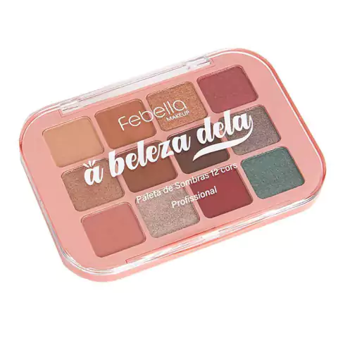 Paleta De Sombra A Beleza Dela Febella PSO30330 B