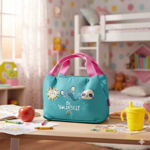 Necessaire Térmica Qualis LT083 Azul Turquesa