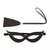 Kit Tiazinha com Chicote pequeno - Preto - comprar online