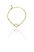 Pulseira c/Pingente De Coração Em Zircônias Coloridas Banhado em Ouro 18k ( - comprar online