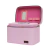 Kit 3 Maletas de Maquiagem Arabesco Alleva Mod. AL16 Cor:Rosa Claro - Casa de Mulher Cosméticos