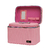 Kit 3 Maletas de Maquiagem Listra Vertical Alleva Mod. AL17 Cor:Flamingo Pink (7 na internet