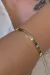 Bracelete Liso Largo Banhado em Ouro 18k - comprar online