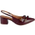 VIZZANO SAPATO SOCIAL SLINGBACK SALTO BLOCO