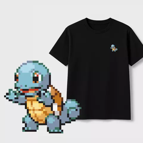 Remera Pokemon - 007 Squirtle | Edición Pixel Art - comprar online