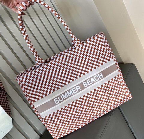 Bolsa tecido média quadrada • laranja