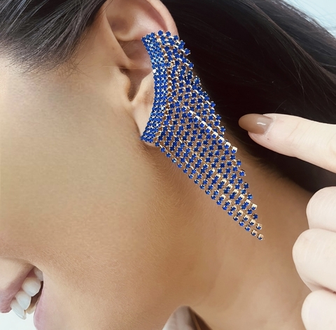 Brinco ear cuff strass - comprar online