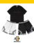 2 bermudas Jordan + Remera Essentials