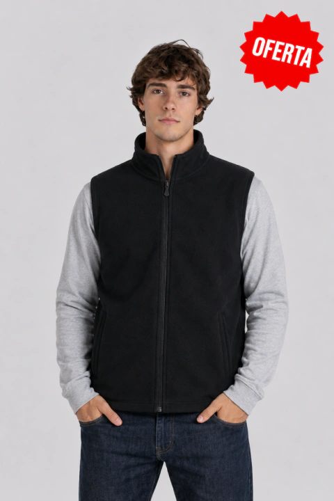 CHALECO POLAR PREMIUM LISO PARA BORDAR