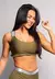 Short + Cropped Elástic Verde Conjunto Fitness | REF: FRD7 - SofClar Fit & Fashion