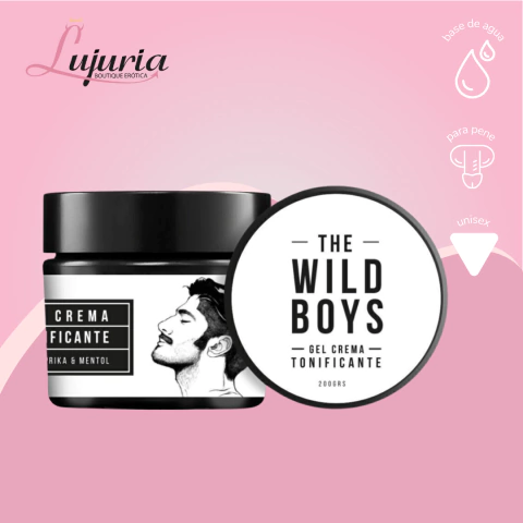 GEL CREMA TONIFICANTE THE WILD BOYS CON PAPRIKA & MENTOL 200GRS