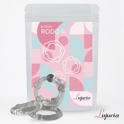 KIT DE 3 ANILLOS TRANSPARENTES RODO II - comprar online