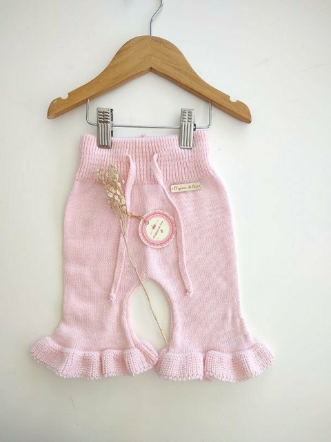 Pantalón volados oxford (Rosa) - comprar online