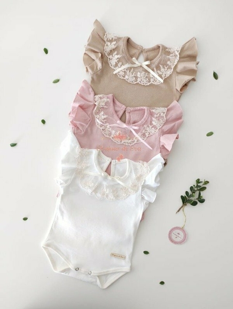 Pack body broderie manga corta - comprar online