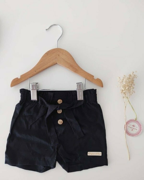 Short lino (Negro) - comprar online