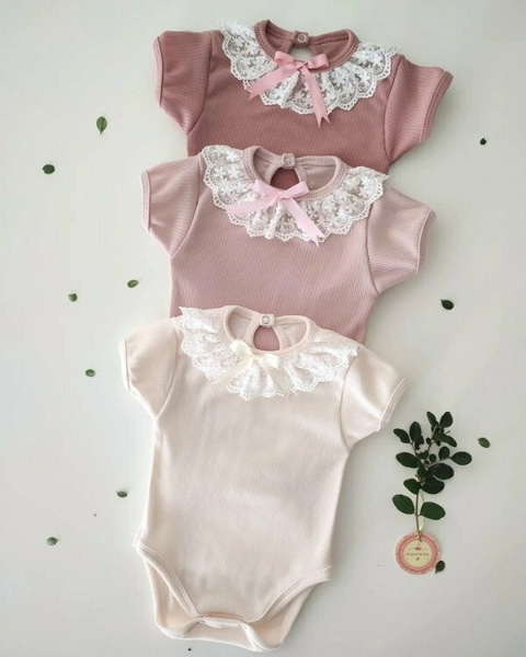 Pack Body broderie morley - comprar online