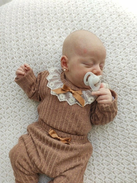 Conjunto lanilla morley chocolate - comprar online