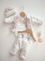 Conjunto plush reversible vintage durazno en internet
