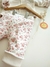 Conjunto plush reversible vintage durazno - El ajuar de Eva