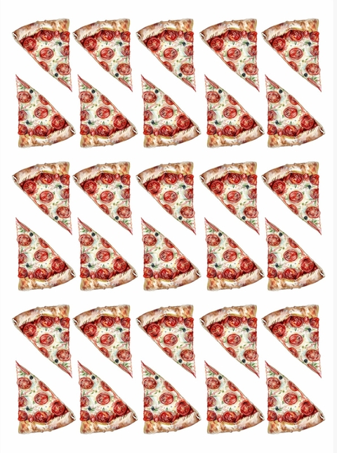 Decalque Hidro Transfer - Pizza fatia - comprar online