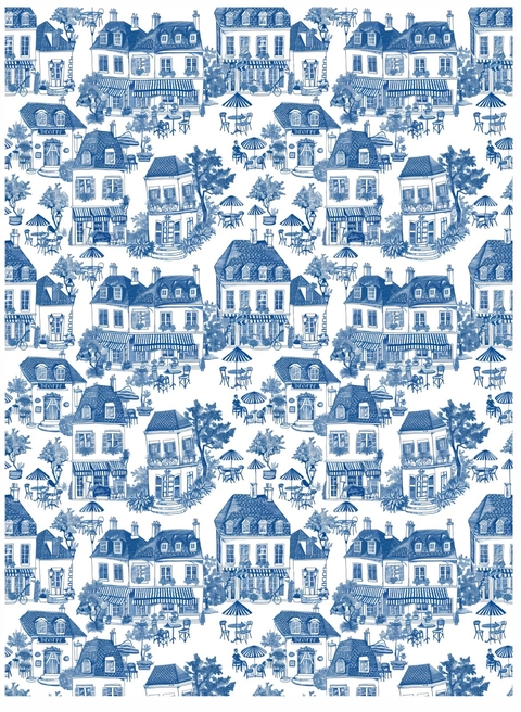 Decalque Hidro Transfer - Toile de Jouy Casas - comprar online