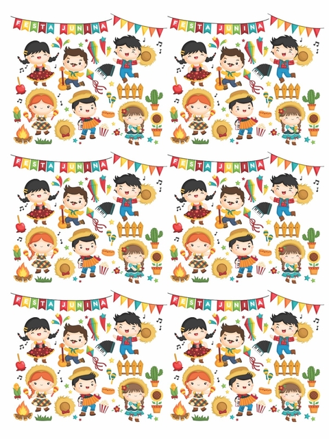 Decalque Hidro Transfer - Festa SãoJoão 1 - comprar online