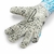 Imagen de Guantes de Portero Rinat Asimetrik Spines Prime Bco/Azul infantil