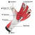Guantes De Portero Rinat Nkam Pro Rojo Blanco - comprar en línea