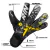 Rinat Goalkeeper Gloves Asimetrik Prime Youth Black/Yellow - Rinat