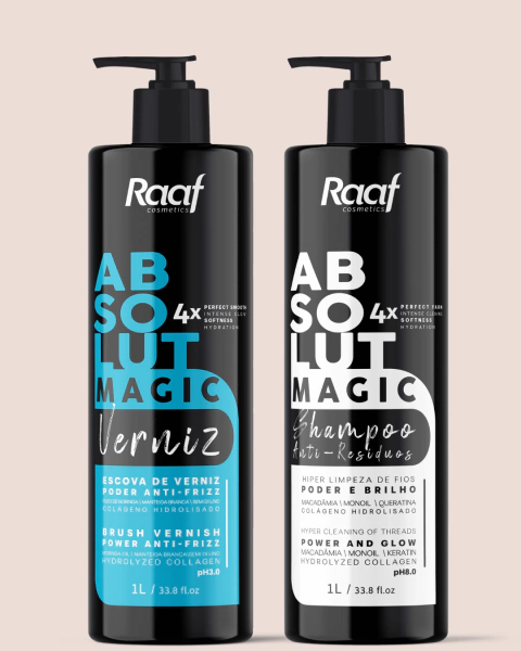 KIT ESCOVA VERNIL PROGRESSIVA ABSOLUT MAGIC RAAF COSMETICS - buy online