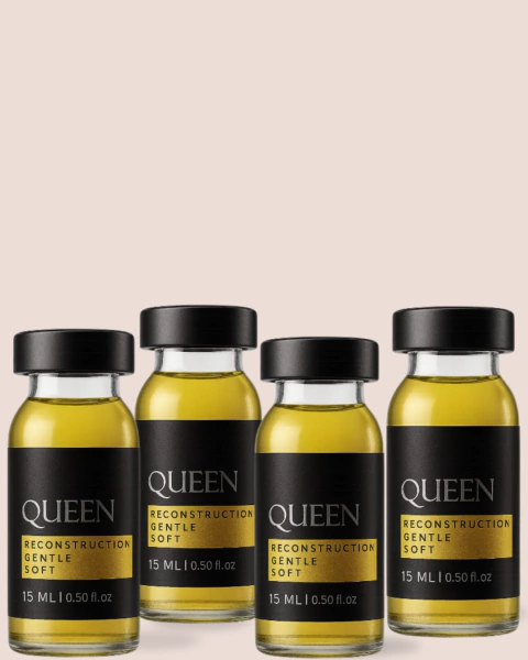Kit 4 Ampola de Tratamento Capilar Reconstrução Queen Gentle Soft Raaf Cosmetics – 15ml - comprar online