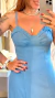 Vestido Midi Solis Azul na internet