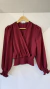 Blusa Manga Longa Transpasse Lis - loja online