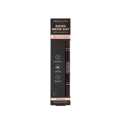Duo Define Sobrancelhas Profusion Good Brow Day Soft Black - comprar online