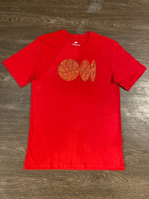 camiseta nike just do it digital vermelha