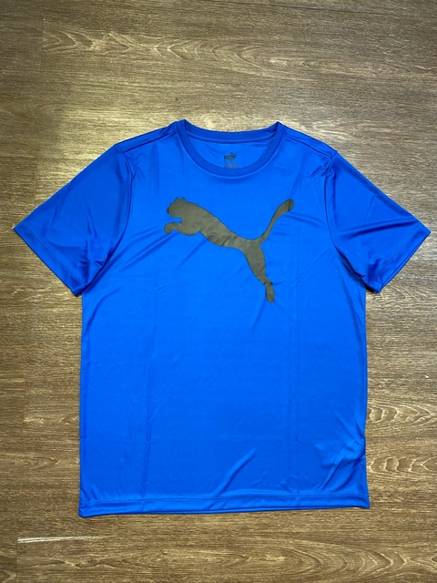 Camiseta Puma M/C Active Big Logo Azul