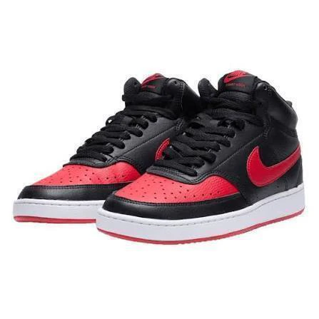 Tênis Nike Court Vision Mid Preto com Vermelho