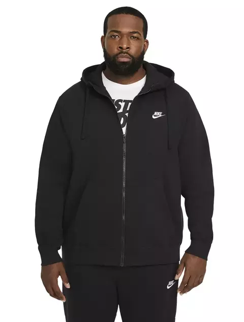 Moletom Nike Club Hoodie Masculina (Preto)