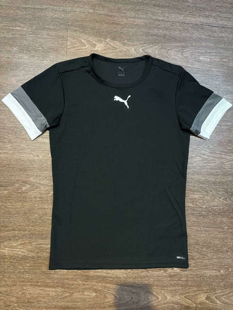 Camiseta Puma Team Rise Soccer Preta - comprar online