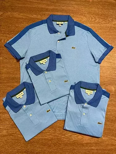 Polo lacoste com detalhe de fita - comprar online