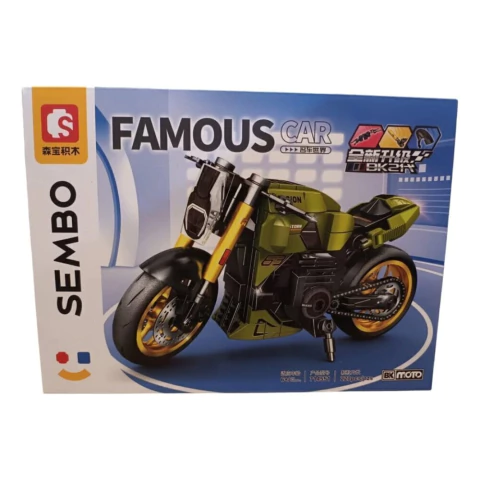 Sembo Block Famous Car Motos Motorcycle Bk Models - comprar online