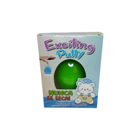 Exciting Putty Huevo Slime Masa Cristal Liquido Rebota - comprar online
